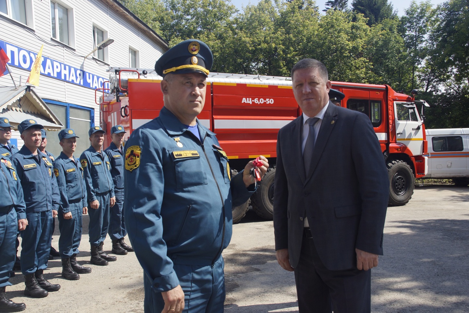 Новую пожарную автоцистерну получили пожарные Моргаушского муниципального  округа — Чувашинформ.рф